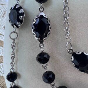 Liz Claiborne Black Necklace